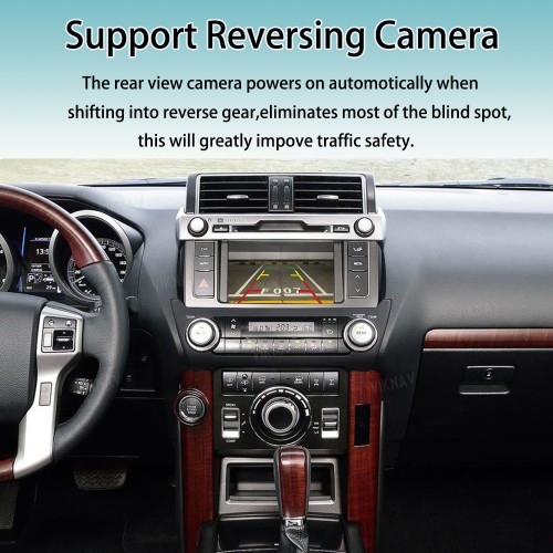 Viknav Linux Interface Box for Toyota Prado 2014-2017 Wireless CarPlay Android Auto GPS Navigatipn Original Car Radio Screen
