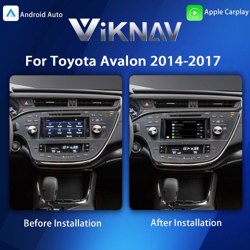 Viknav Linux Interface Box for Toyota Avalon 2014-2017 Wireless CarPlay Android Auto GPS Navigatipn Original Car Radio Screen