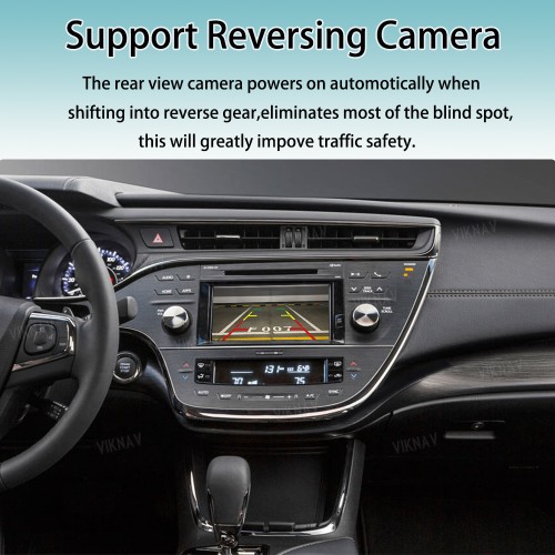 Viknav Linux Interface Box for Toyota Avalon 2014-2017 Wireless CarPlay Android Auto GPS Navigatipn Original Car Radio Screen