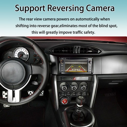 Viknav Linux Interface Box for Toyota 86 86GR 2014-2017 Wireless CarPlay Android Auto GPS Navigatipn Original Car Radio Screen