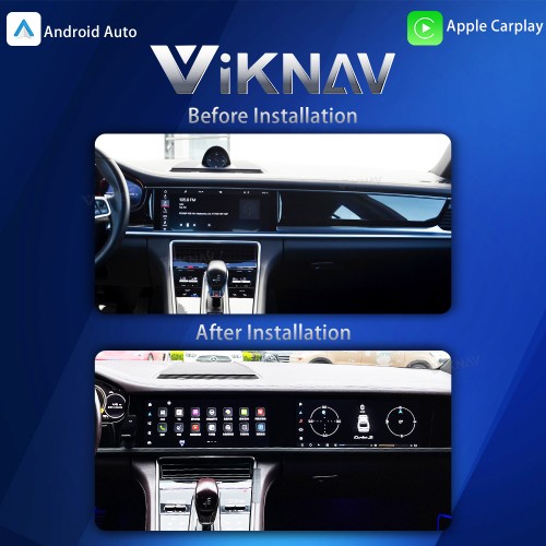 Android System Car Stereo Radio For Porsche Panamera 2017-2023 Auto Stereo Wireless Carplay GPS Navigation Multimedia Player Dual 12.3 Inch Touch Screen 128GB