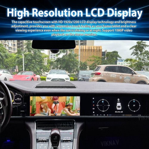 Android System Car Stereo Radio For Porsche Panamera 2017-2023 Auto Stereo Wireless Carplay GPS Navigation Multimedia Player Dual 12.3 Inch Touch Screen 128GB