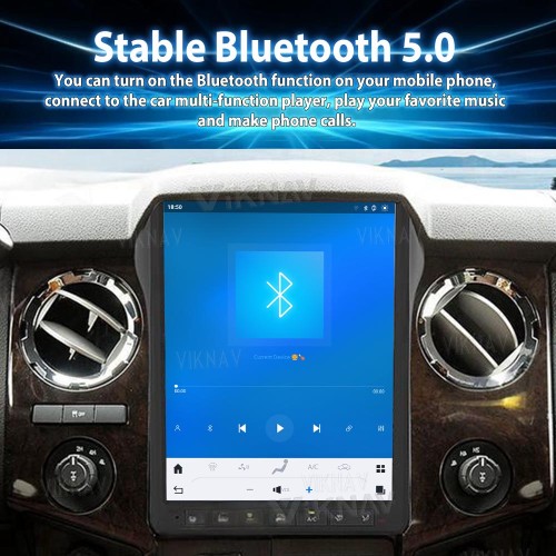 Viknav Car Radio For Ford F250 F350 2013-2016 Touch Stereo Screen GPS Navigation Carplay Multimedia Player Head Unit