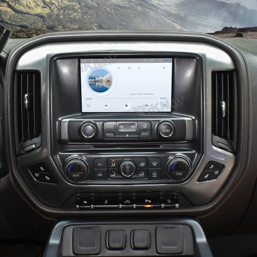 Viknav Upgrade Android Box For Chevrolet Silverado / GMC SIERRA 2014-2018  Wireless Carplay Touch Screen GPS Navigation Multimedia player Auto Stereo Head Unit( OEM 8 Inch)