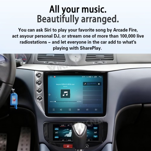 Android System 10 Inch Car Radio For Maserati GranTurismo GT GC 2007-2017 Auto Stereo Wireless Carplay GPS Navigation Multimedia Player LHD Touch Screen 128GB (Silvery)