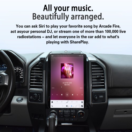 Viknav 14.4 Inch Car Radio Android 13 For Ford F150 2015-2020 Stereo Wireless Carplay Android Auto Touch Screen GPS Navigation Multimedia player 128GB