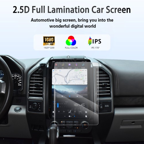 Viknav 14.4 Inch Car Radio Android 13 For Ford F150 2015-2020 Stereo Wireless Carplay Android Auto Touch Screen GPS Navigation Multimedia player 128GB