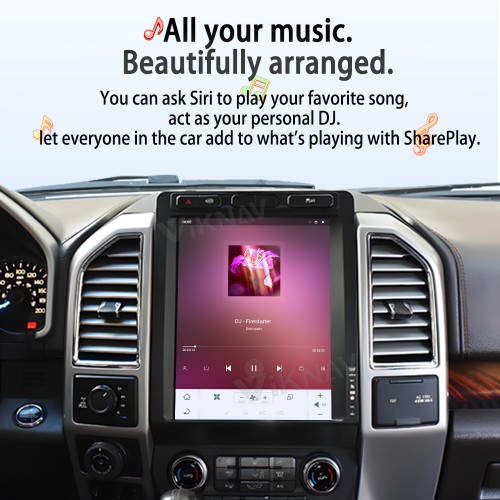 Viknav 12.1 Inch Car Radio Android For Ford F150 2015-2020 Stereo Wireless Carplay Android Auto Touch Screen GPS Navigation Multimedia player 128GB