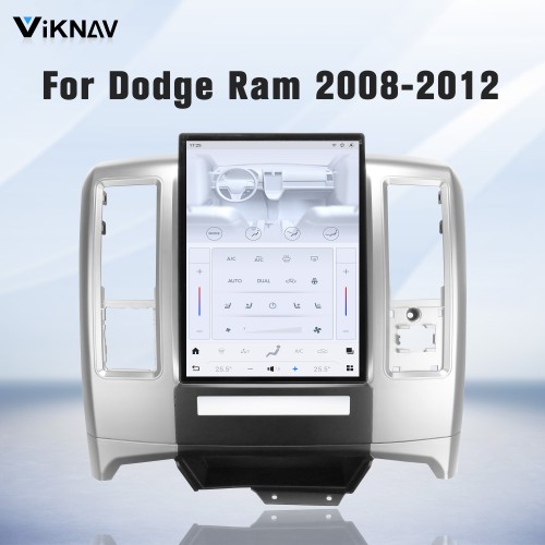Viknav 13.8 Inch Touch Screen Car Radio For Dodge Ram 2008-2012 Upgrade Android Head Unit Wirless Carplay GPS Navigation Player Autoradio Replacement