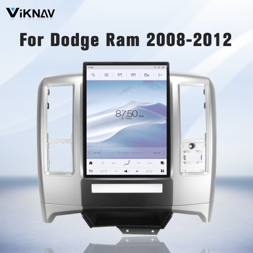 Viknav 13.8 Inch Touch Screen Car Radio For Dodge Ram 2008-2012 Upgrade Android Head Unit Wirless Carplay GPS Navigation Player Autoradio Replacement
