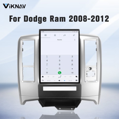 Viknav 13.8 Inch Touch Screen Car Radio For Dodge Ram 2008-2012 Upgrade Android Head Unit Wirless Carplay GPS Navigation Player Autoradio Replacement