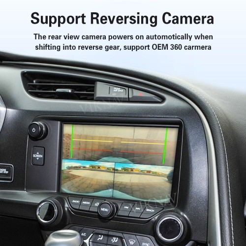 Viknav Linux Interface Box for Chevrolet Corvette C7 2013-2019 Wireless CarPlay Decoder Android Auto GPS Navigatipn Original Car Radio Screen