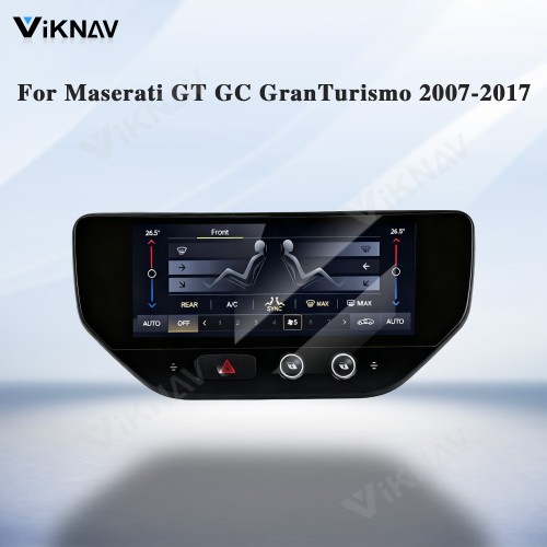 Viknav AC Panel 7 Inch for Maserati GT GC GranTurismo 2007-2017 Car air Conditioning Panel Climate Board AC Touch Screen