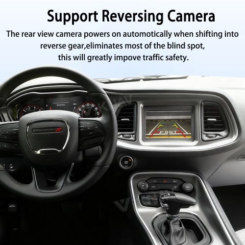 Viknav Linux Carplay System Box for Dodge Challenger 2015-2022 Wireless CarPlay & Android Auto