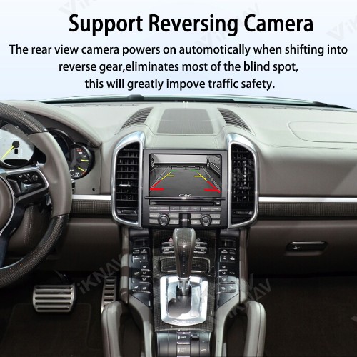 Viknav Linux System Wireless Carplay Android Auto Decorder Box for Porsche Cayenne 2007-2016 Upgrade Interface Decoding Box Autolink Airplay