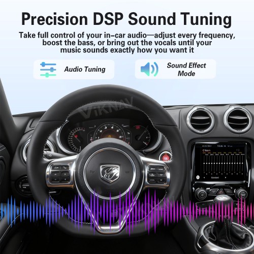 Viknav Linux Carplay System Box for Dodge Viper 2013-2016 Wireless CarPlay & Android Auto Retain Original Screen & Functions