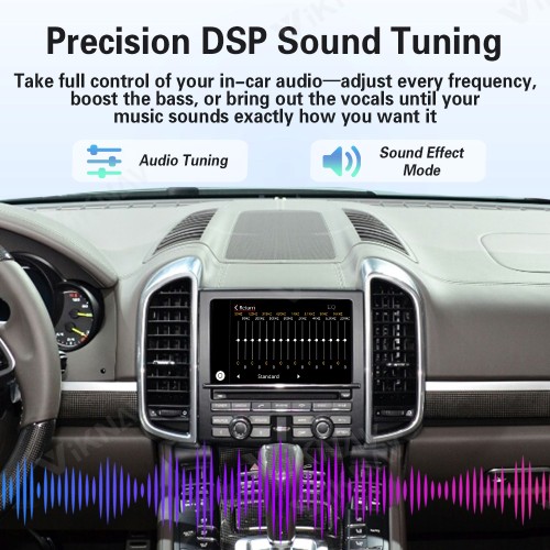 Viknav Linux System Wireless Carplay Android Auto Decorder Box for Porsche Cayenne 2007-2016 Upgrade Interface Decoding Box Autolink Airplay