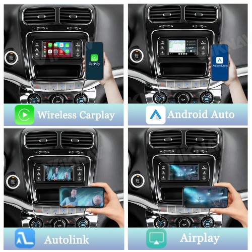 Viknav Linux Interface Box for Dodge Journey 2013-2016 Wireless CarPlay & Android Auto Retainer