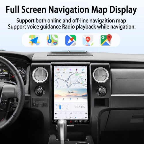 Viknav 14.4 Inch Car Radio Android For Ford F150 2013-2014 Stereo Wireless Carplay Android Auto Touch Screen GPS Navigation Multimedia player 128GB