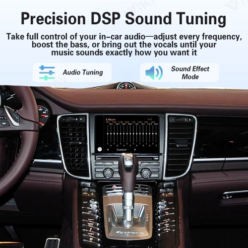 Viknav Linux System Wireless Carplay Android Auto Decorder Box for Porsche Panamera 2010-2016 PCM 3.1 Upgrade Interface Autolink Airplay Decoding Box