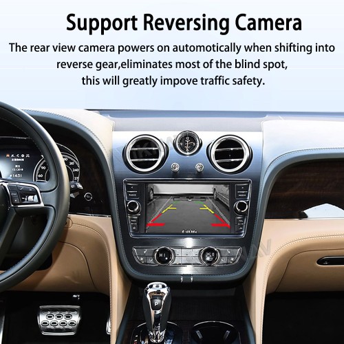 Viknav Linux System Wireless Carplay Android Auto Decorder Box For Bentley Mulsanne Bentayga 2011-2019 GPS Navigatipn Original Car Radio Screen