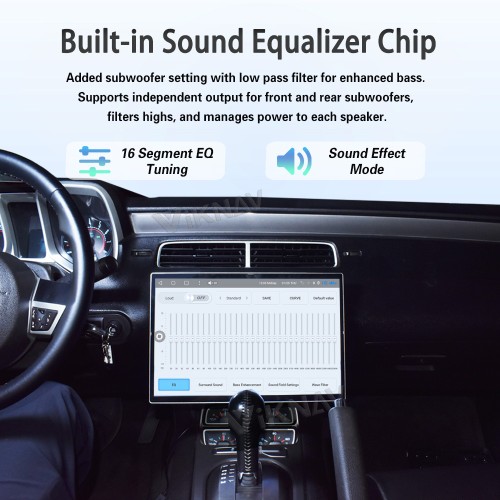 Viknav 15.6 Inch Android Car Radio for Chevrolet Camaro 2010-2015 GPS Navigation Auto Wireless Carplay Multimedia Player Head Unit