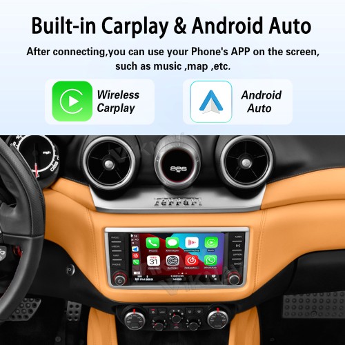 Viknav Linux System Wireless Carplay Android Auto Decorder Box For Ferrari Decoding Box Upgrade Interface Autolink  Airplay