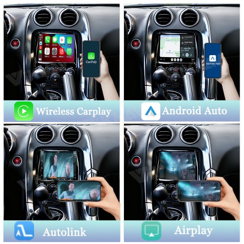 Viknav Linux Carplay System Box for Dodge Viper 2013-2016 Wireless CarPlay & Android Auto Retain Original Screen & Functions