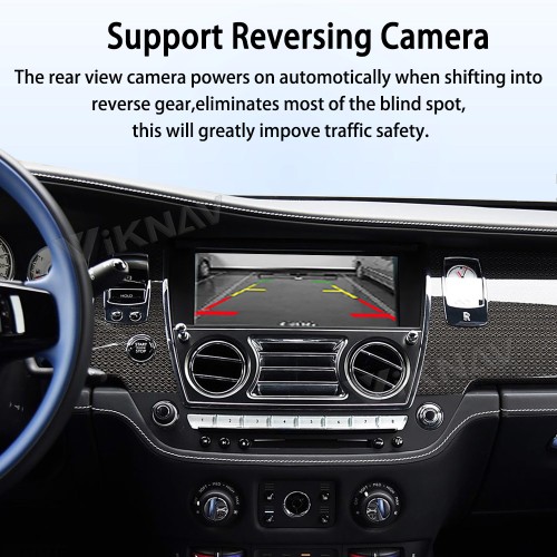 Viknav Linux System Wireless Carplay Android Auto Decorder Box For Rolls-Royce Wraith 2013-2018 GPS Navigatipn Original Car Radio Screen