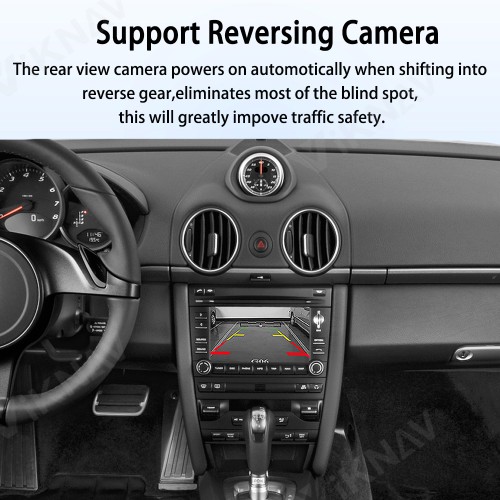 Viknav Linux System Wireless Carplay Android Auto Decorder Box for Porsche Cayman PCM 3.1 2010-2016 Decoding Box Upgrade Interface Autolink Airplay