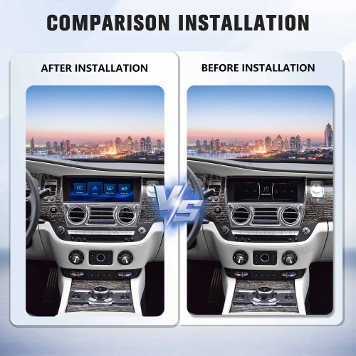 Viknav Linux System Wireless Carplay Android Auto Decorder Box For Rolls-Royce Ghost 2010-2018 GPS Navigatipn Original Car Radio Screen