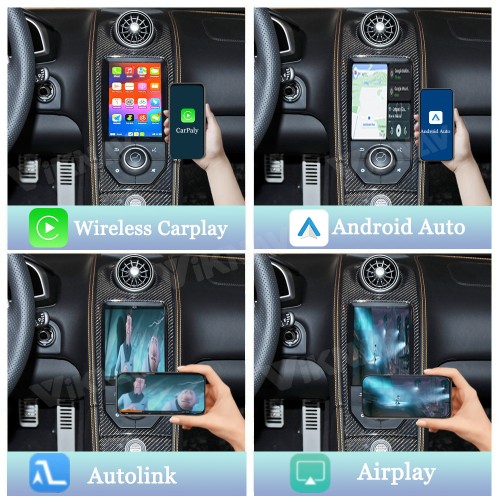 Viknav Linux System Wireless Carplay Android Auto Decorder Box For MacLaren Decoding Box Upgrade Interface Autolink Airplay