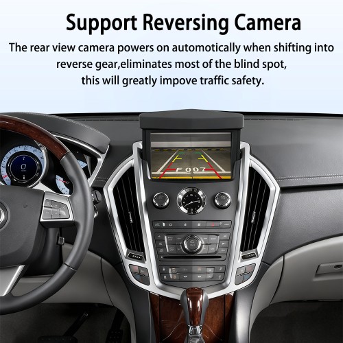 Viknav Linux System Wireless Carplay Android Auto Decoder Box for Cadillac SRX 2009-2012 Upgrade Interface Retain Original Screen