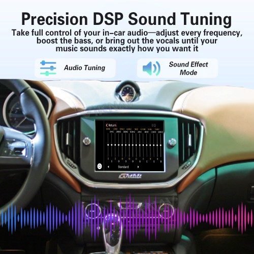 Viknav Linux System Wireless Carplay Android Auto Decorder Box for Maserati Ghibli 2014 Decoding Box Upgrade Interface Autolink Airplay