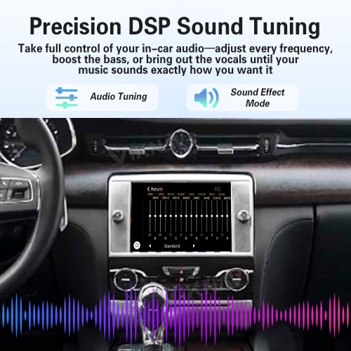 Viknav Linux System Wireless Carplay Android Auto Decorder Box for Maserati Quattroporte 2013-2015 Decoding Box Upgrade Interface Autolink Airplay
