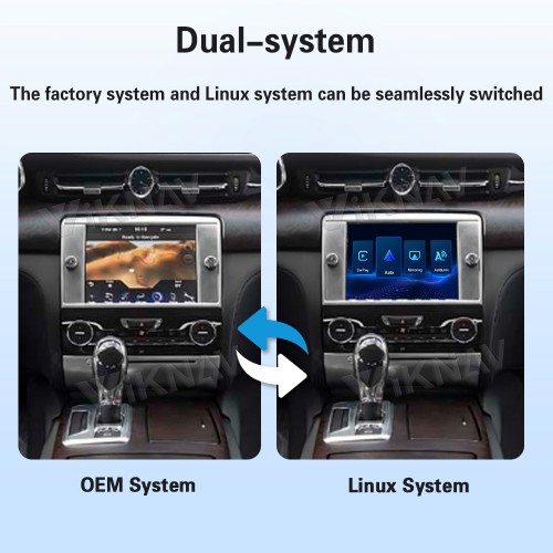 Viknav Linux System Wireless Carplay Android Auto Decorder Box for Maserati Quattroporte 2013-2015 Decoding Box Upgrade Interface Autolink Airplay