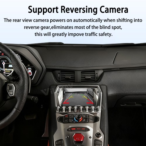 Viknav Linux System Wireless Carplay Android Auto Decorder Box For Lamborghini 2011-2018 GPS Navigatipn Original Car Radio Screen