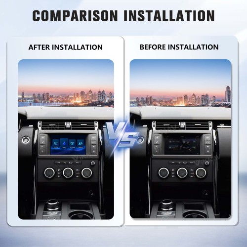 Viknav Linux System Wireless Carplay Android Auto Decorder Box For Land Rover Discovery 5 L462 2017 GPS Navigatipn Original Car Radio Screen