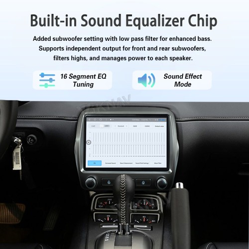 Viknav 8" Touch Screen Car Radio For Chevrolet Camaro 2010 2011 2012 2013 2014 2015 Multimedia Player Android Auto GPS Navigation Wireless Carplay (128GB)