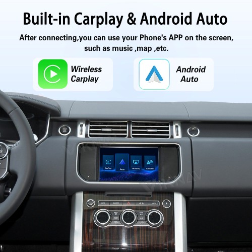 Viknav Linux System Wireless Carplay Android Auto Decorder Box For Land Rover Range Rover 2013-2016 GPS Navigatipn Original Car Radio Screen