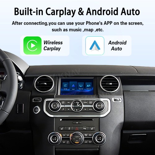 Viknav Linux System Wireless Carplay Android Auto Decorder Box For Land Rover Discovery 4 2012-2016 GPS Navigatipn Original Car Radio Screen