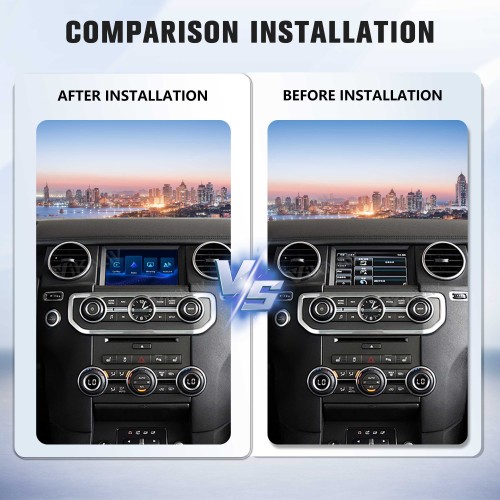 Viknav Linux System Wireless Carplay Android Auto Decorder Box For Land Rover Discovery 4 2012-2016 GPS Navigatipn Original Car Radio Screen