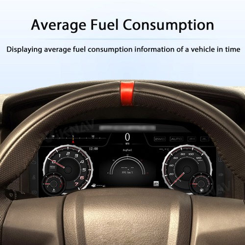 Viknav 15.1inch For Ford F150 2009-2014 LCD Digital Cluster Dashboard Panel Speedometer Screen Virtual Instrument Cluster Virtual Cockpit