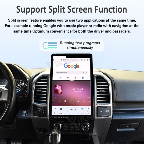 Viknav Upgrade Android Car Radio For Ford F150 2015-2022 16.8 inch Wireless Carpaly Android Auto Touch Screen GPS Navigation Multimedia player Auto Stereo Head Unit