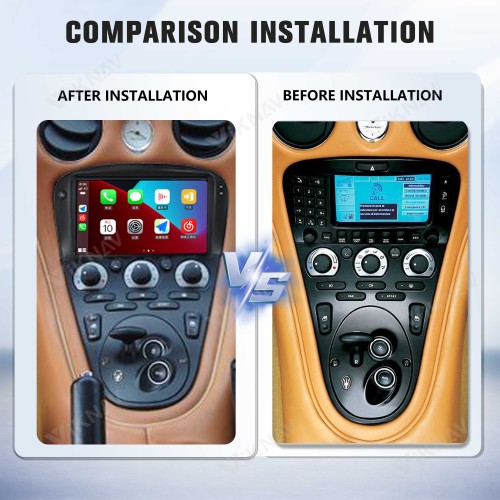 Android System 8 Inch Car Radio For Maserati Coupe 3200GT 4200GT 2002-2010 Auto Stereo Wireless Carplay GPS Navigation Multimedia Player Touch Screen (128GB)