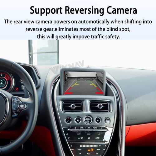 Viknav linux system wireless carplay android auto decoder box for Aston Martin DB11 Vantage GPS Navigatipn Original Car Radio Screen