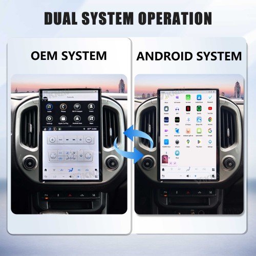 Viknav 14.4 Inch Car Radio For Chevrolet Colorado GMC Canyon 2014-2018 Touch Screen Upgrade Android Head Unit Wireless Carplay Car GPS Navigation Multimedia Player