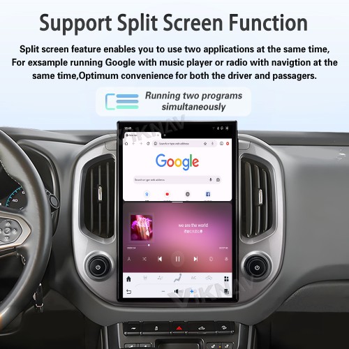 Viknav 14.4 Inch Car Radio For Chevrolet Colorado GMC Canyon 2014-2018 Touch Screen Upgrade Android Head Unit Wireless Carplay Car GPS Navigation Multimedia Player