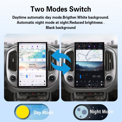 Viknav 14.4 Inch Car Radio For Chevrolet Colorado GMC Canyon 2014-2018 Touch Screen Upgrade Android Head Unit Wireless Carplay Car GPS Navigation Multimedia Player