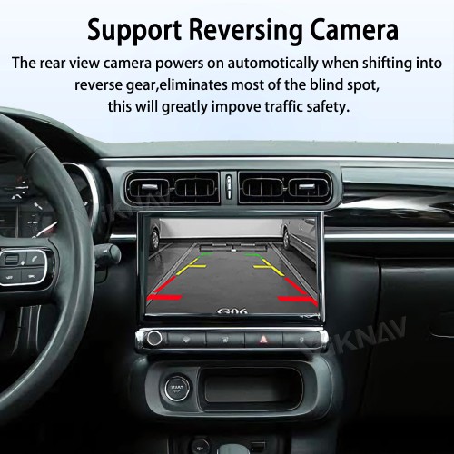 Viknav Linux System Decoder Box for Citroen Wireless CarPlay Android Auto Upgrade Interface Retain OEM CUE Screen & Functions